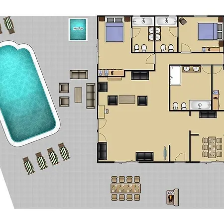 Puerto Del Carmen Sleeps 8 Pool Air Con Wifi Puerto del Carmen (Lanzarote)